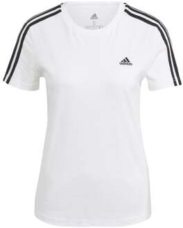 adidas Essentials Slim Shirt Dames - Vrouwen - Wit - maat: XS