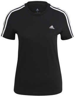 adidas Essentials Slim Shirt Dames - Zwart - maat XL