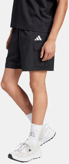adidas Essentials Small Logo Cargo Chelsea Short Zwart - M