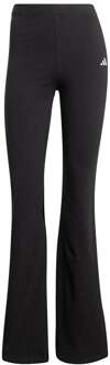 adidas Essentials Small Logo Flared Tight Dames-zwart
