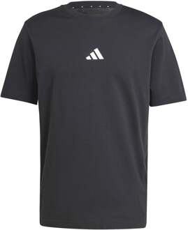 adidas Essentials Small Logo T-shirt Heren-Zwart - S,M,L,XL,XXL