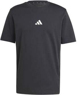 adidas Essentials Small Logo T-shirt Heren-Zwart - S,M,L