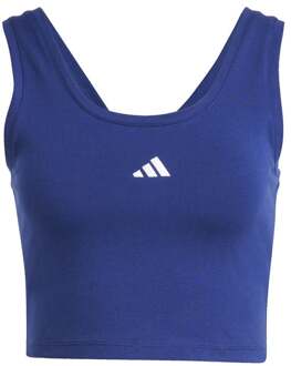 adidas Essentials Small Logo Tanktop Dames-Donkerblauw - XL