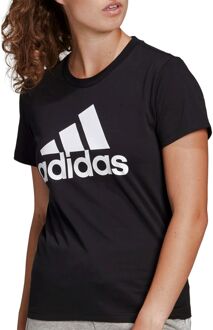 adidas Essentials  Sportshirt - Maat L  - Vrouwen - Zwart/Wit