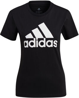 adidas Essentials  Sportshirt - Maat L  - Vrouwen - Zwart/Wit