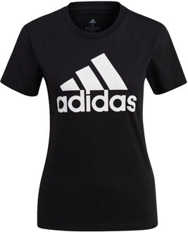 adidas Essentials  Sportshirt - Maat S  - Vrouwen - Zwart/Wit