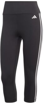 adidas Essentials Train 3-Stripes High-Waisted Tight Dames zwart - L