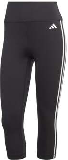 adidas Essentials Train 3-Stripes High-Waisted Tight Dames zwart - M