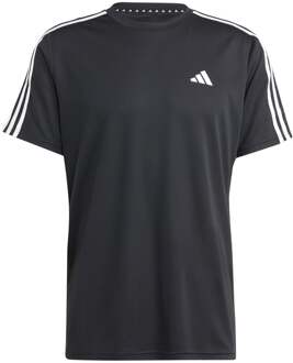adidas Essentials Train 3-Stripes Training T-shirt Heren-Zwart,Wit - S