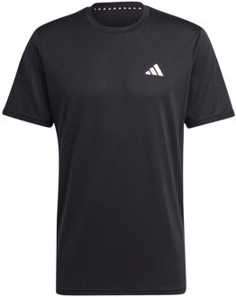 adidas Essentials Training T-shirt Heren-Zwart - S