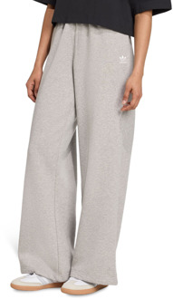 adidas Essentials Wide Leg Pant Broeken Dames - Grijs - Maat 40 - Katoen Jersey Grey