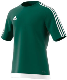 adidas Estro 15 Sportshirt - Maat M  - Mannen - groen/wit