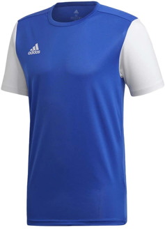 adidas Estro 19 Shirt Korte Mouw - Royal / Wit | Maat: M