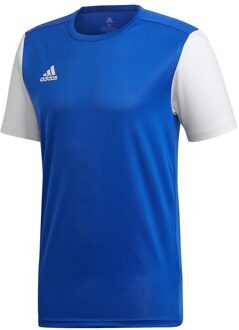 adidas Estro 19  Sportshirt - Maat 128  - Mannen - blauw/wit