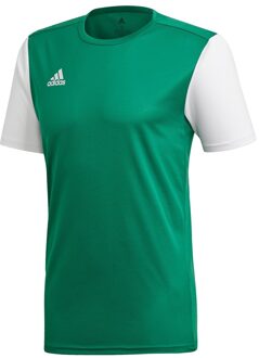 adidas Estro 19 Sportshirt - Maat 128  - Mannen - groen/wit