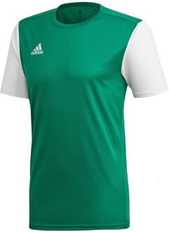 adidas Estro 19 Sportshirt - Maat L  - Mannen - groen/wit