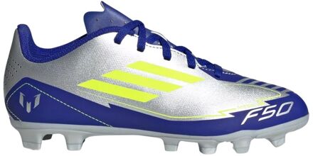 adidas F50 Club FG/MG J Messi Voetbalschoenen JR 38.5 Zilver