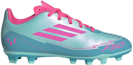 adidas F50 club messi stevige grond voetbalschoenen voor kinderen/kinderen Blauw - 38,5