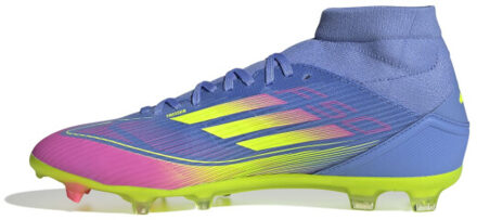 adidas f50 league fg/mg mid voetbal schoen firm ground heren - Blauw - 47 1/3