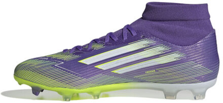 adidas f50 league mid fg/mg voetbal schoen firm ground heren - Paars - 46 2/3