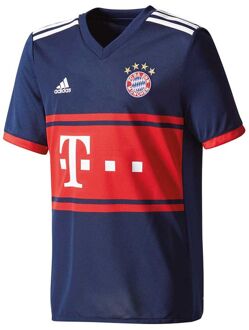 adidas Fc Bayern München Uitshirt 17/18 Blauw/Rood Kinderen - Dark Blue