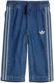 adidas Firebird Broeken Baby - Blauw - Maat 81 - 86 CM - Katoen Keperbinding Blue