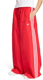 adidas Firebird Broeken Dames - Rood - Maat 42 - Poly Mesh Red