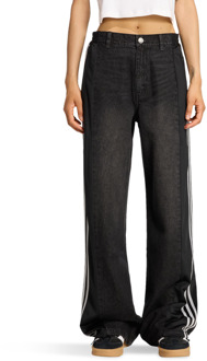 adidas Firebird Broeken Dames - Zwart - Maat 42 - Poly Mesh Black