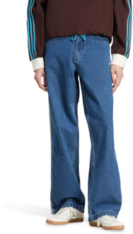 adidas Firebird Broeken Heren - Blauw - Maat L - Katoen Blue