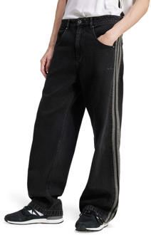 adidas Firebird Broeken Heren - Zwart - Maat XXXXL - Katoen Denim Black