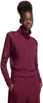 adidas Firebird Jassen Dames - Rood - Maat 42 - Katoen Jersey Red
