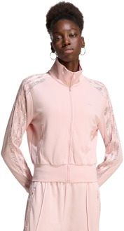 adidas Firebird Jassen Dames - Roze - Maat 36 - Katoen Jersey Pink