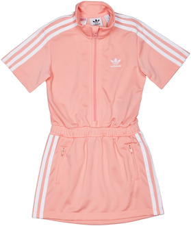 adidas Firebird Jurken Peuter - Roze - Maat 111 - 116 CM - Poly Tricot Pink