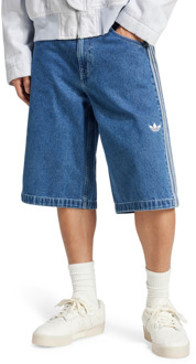 adidas Firebird Korte Broeken Heren - Blauw - Maat S - Katoen Jersey Blue