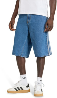 adidas Firebird Korte Broeken Heren - Blauw - Maat S/M - 32'' - Katoen Denim Blue