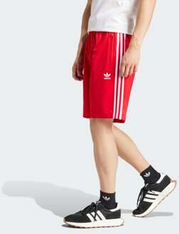 adidas Firebird Korte Broeken Heren - Rood - Maat XL - Katoen Canvas Red