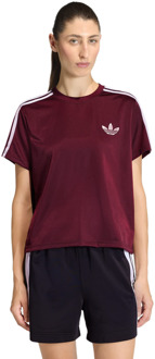 adidas Firebird T-shirts Dames - Rood - Maat 42 - Poly Mesh Red