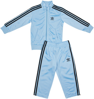 adidas Firebird Trainingspakken Baby - Blauw - Maat 57 - 62 CM - Poly Tricot Blue
