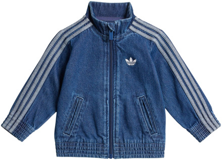 adidas Firebird Trainingspakken Baby - Blauw - Maat 75 - 80 CM - Katoen Keperbinding Blue