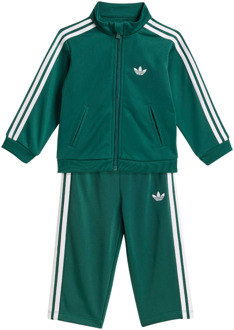 adidas Firebird Trainingspakken Baby - Groen - Maat 69 - 74 CM - Poly Tricot Green