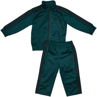 adidas Firebird Trainingspakken Baby - Groen - Maat 75 - 80 CM - Poly Tricot Green