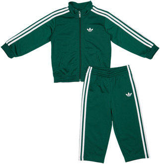 adidas Firebird Trainingspakken Baby - Groen - Maat 87 - 92 CM - Poly Tricot Green
