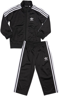 adidas Firebird Trainingspakken Baby - Zwart - Maat 69 - 74 CM - Katoen Canvas Black