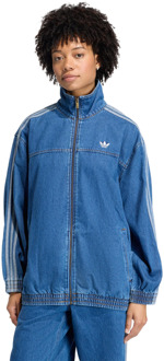 adidas Firebird Trainingspakken Dames - Blauw - Maat 40 - Katoen Jersey Blue