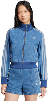 adidas Firebird Trainingspakken Dames - Blauw - Maat 40/L - Katoen Denim Blue