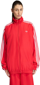 adidas Firebird Trainingspakken Dames - Rood - Maat 38 - Poly Mesh Red