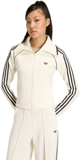 adidas Firebird Trainingspakken Dames - Wit - Maat 40 - Katoen Jersey White