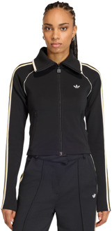 adidas Firebird Trainingspakken Dames - Zwart - Maat 32 - Katoen Jersey Black