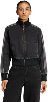 adidas Firebird Trainingspakken Dames - Zwart - Maat 40 - Katoen Jersey Black