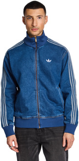 adidas Firebird Trainingspakken Heren - Blauw - Maat XS - Katoen Denim Blue